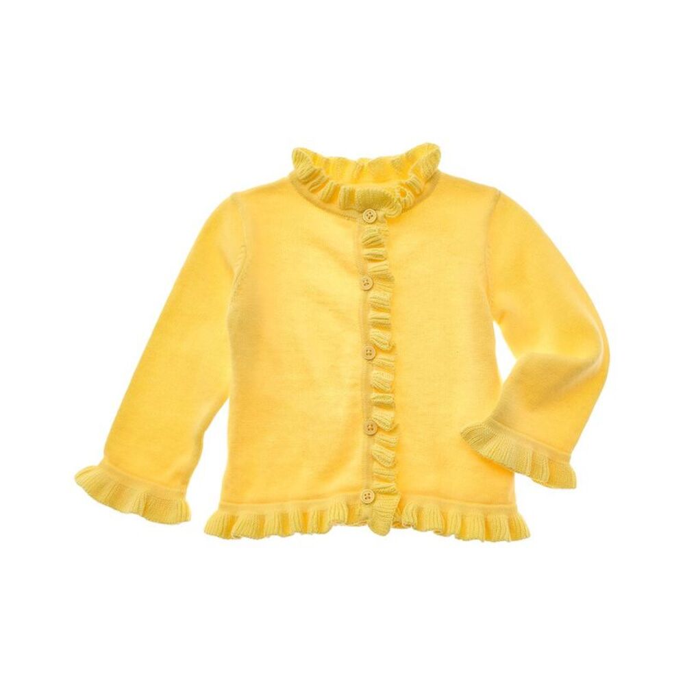Rachel Riley Girls  Frill Cardigan